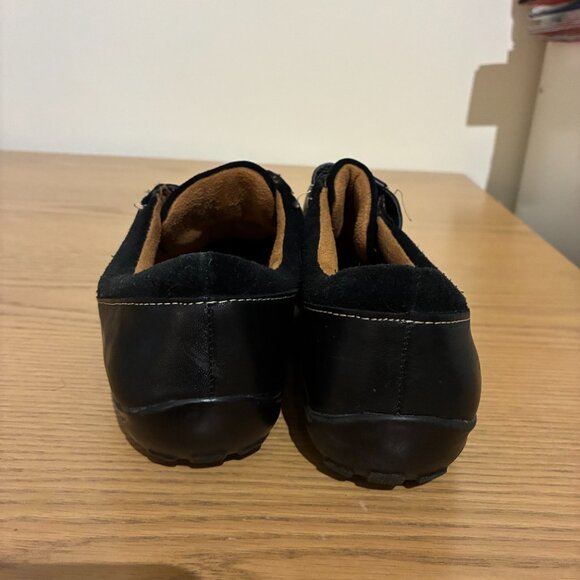 Natural Soul by Naturalizer Black Leather Loafers - Women's 9 - Picture 2 of 9